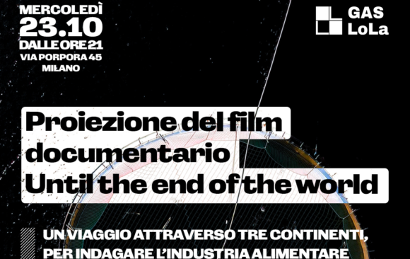 Proiezione del film documentario “Until the end of the world”